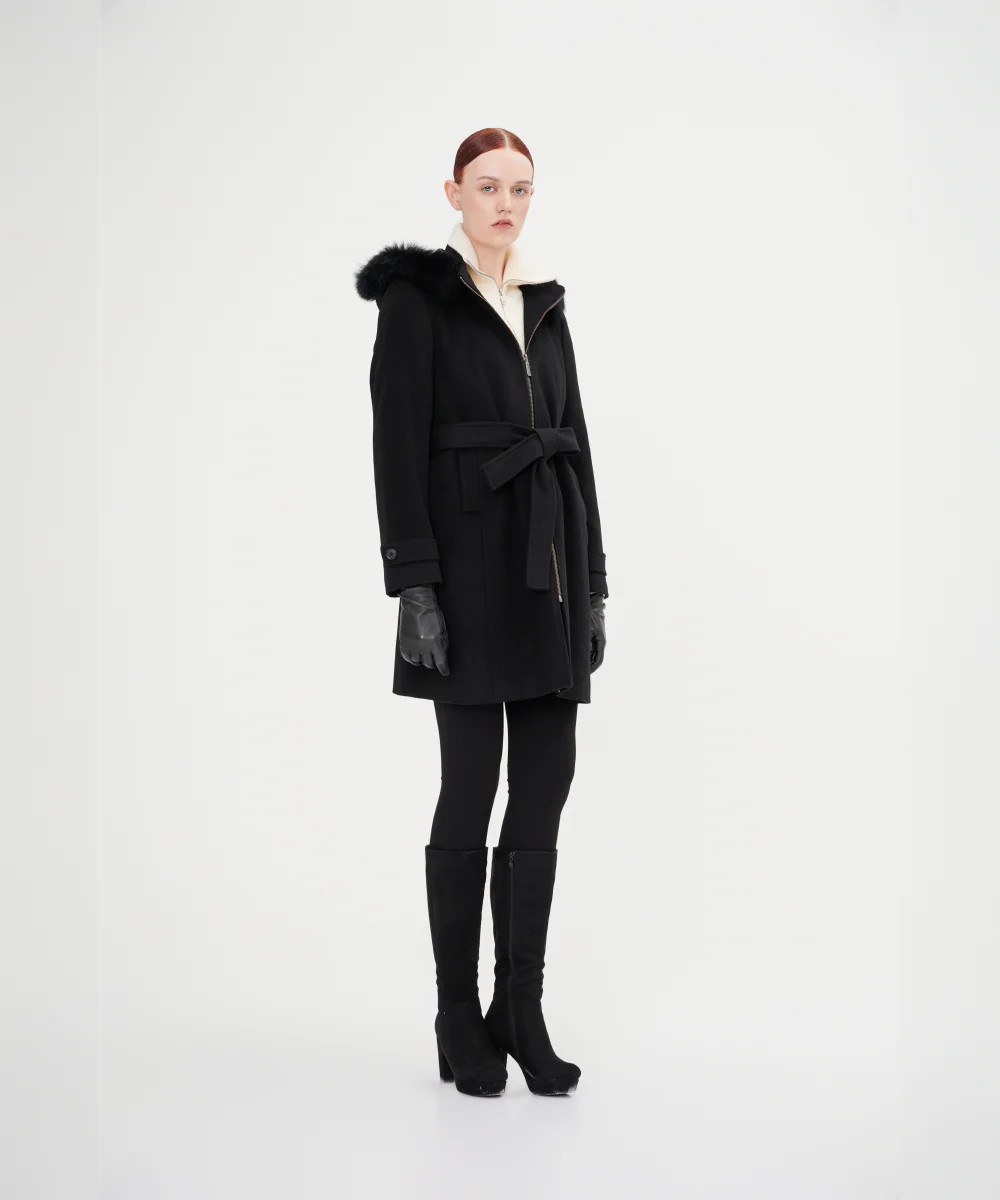 Women's Premium Cashmere Coat - Image 4