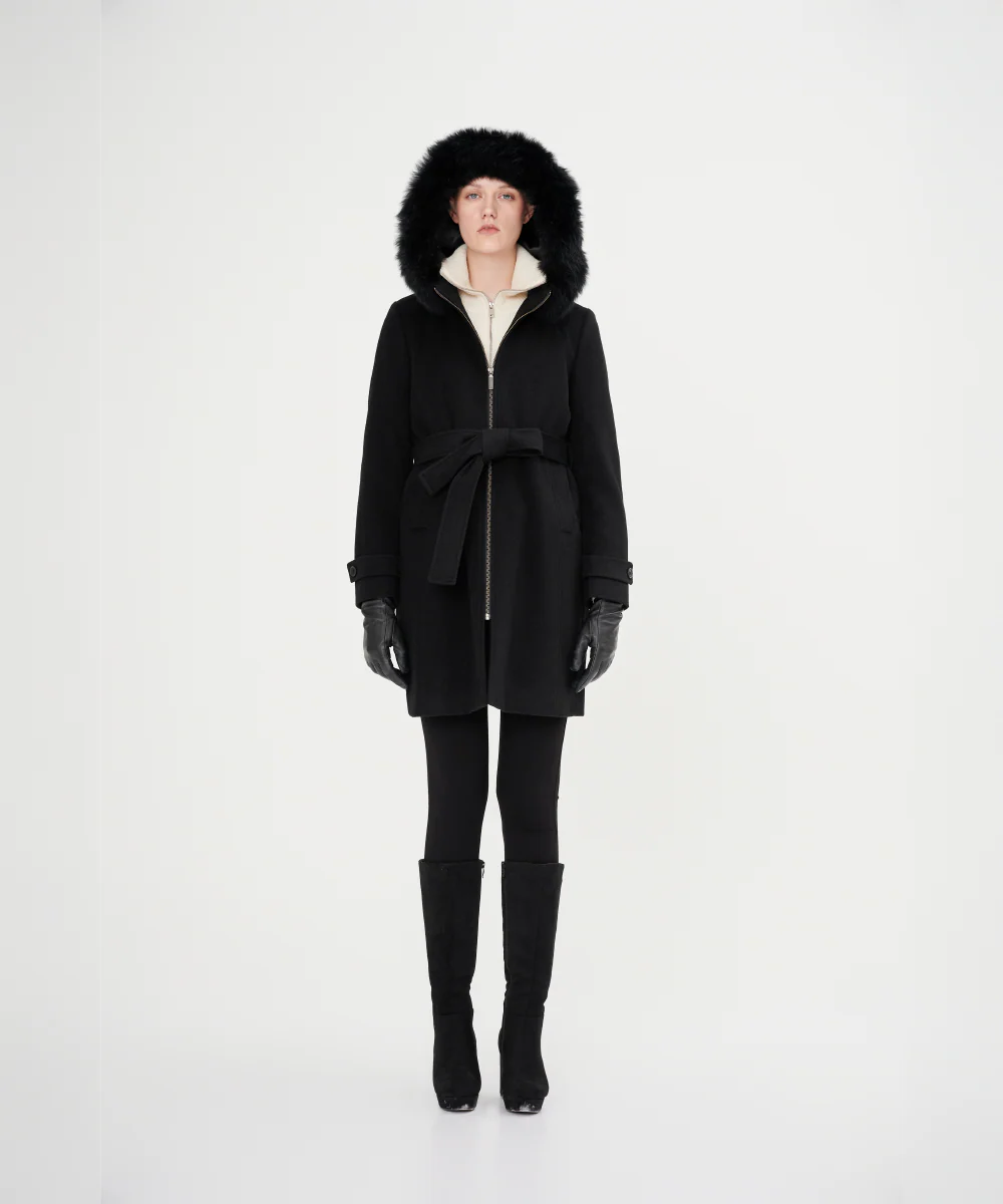 Women's Premium Cashmere Coat - Image 5