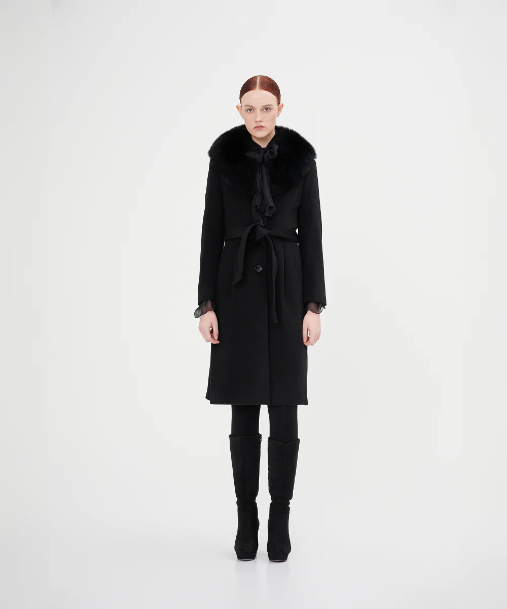 Women's Premium Cashmere Coat - Image 2