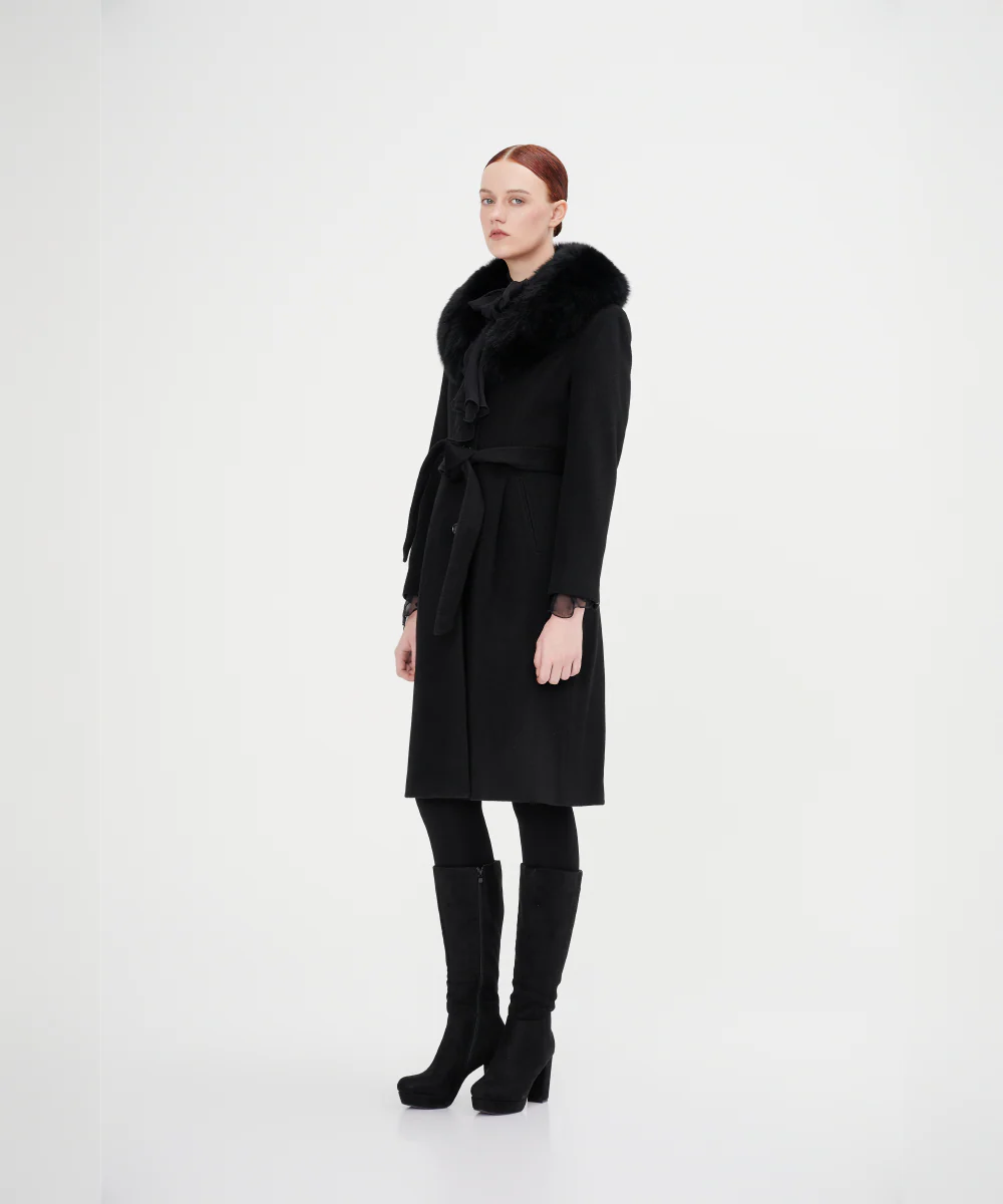 Women's Premium Cashmere Coat - Image 3