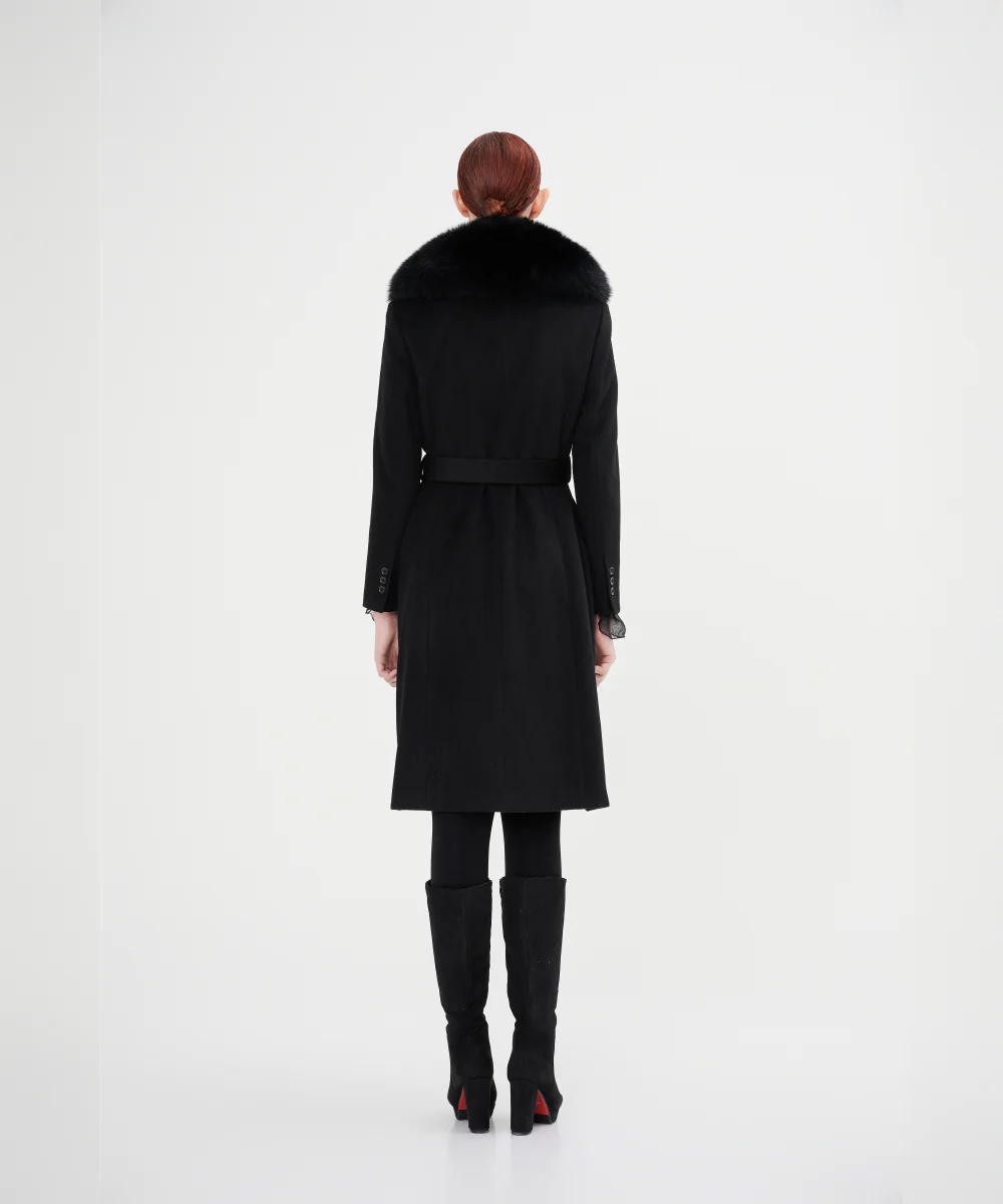 Women's Premium Cashmere Coat - Image 5
