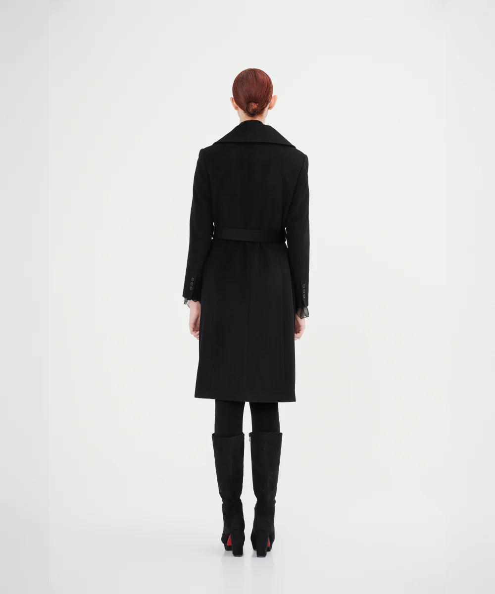 Women's Premium Cashmere Coat - Image 9