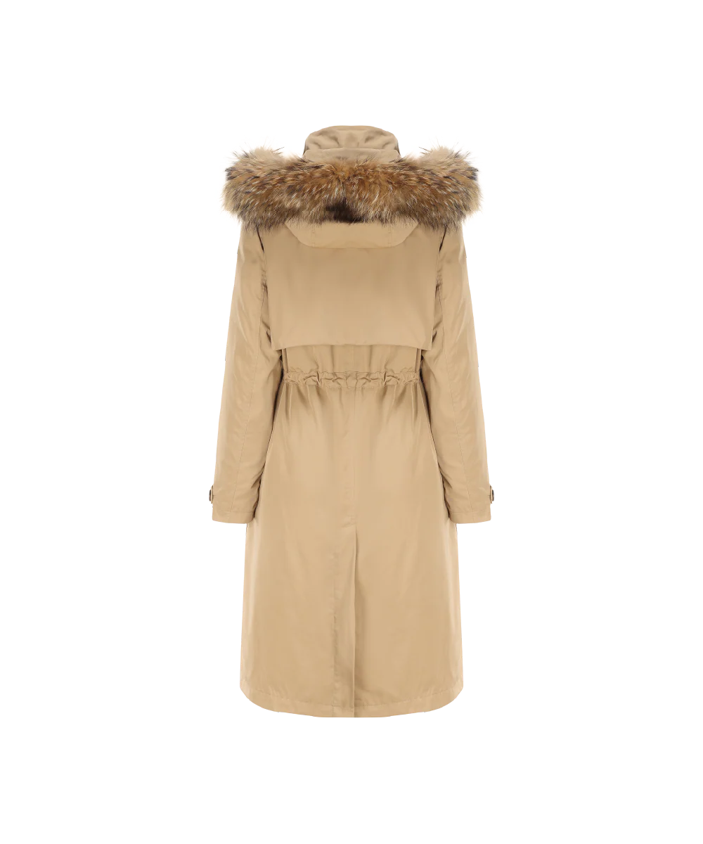Women's Mystic Ulti 3 Goose Down Jacket with Genuine Racoon Fur Trim - Image 2