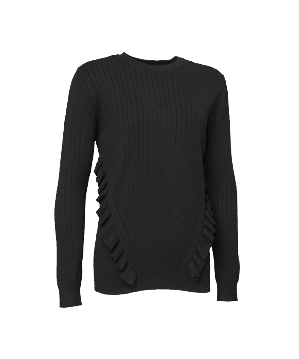Women's Ruffles Knitted Sweater